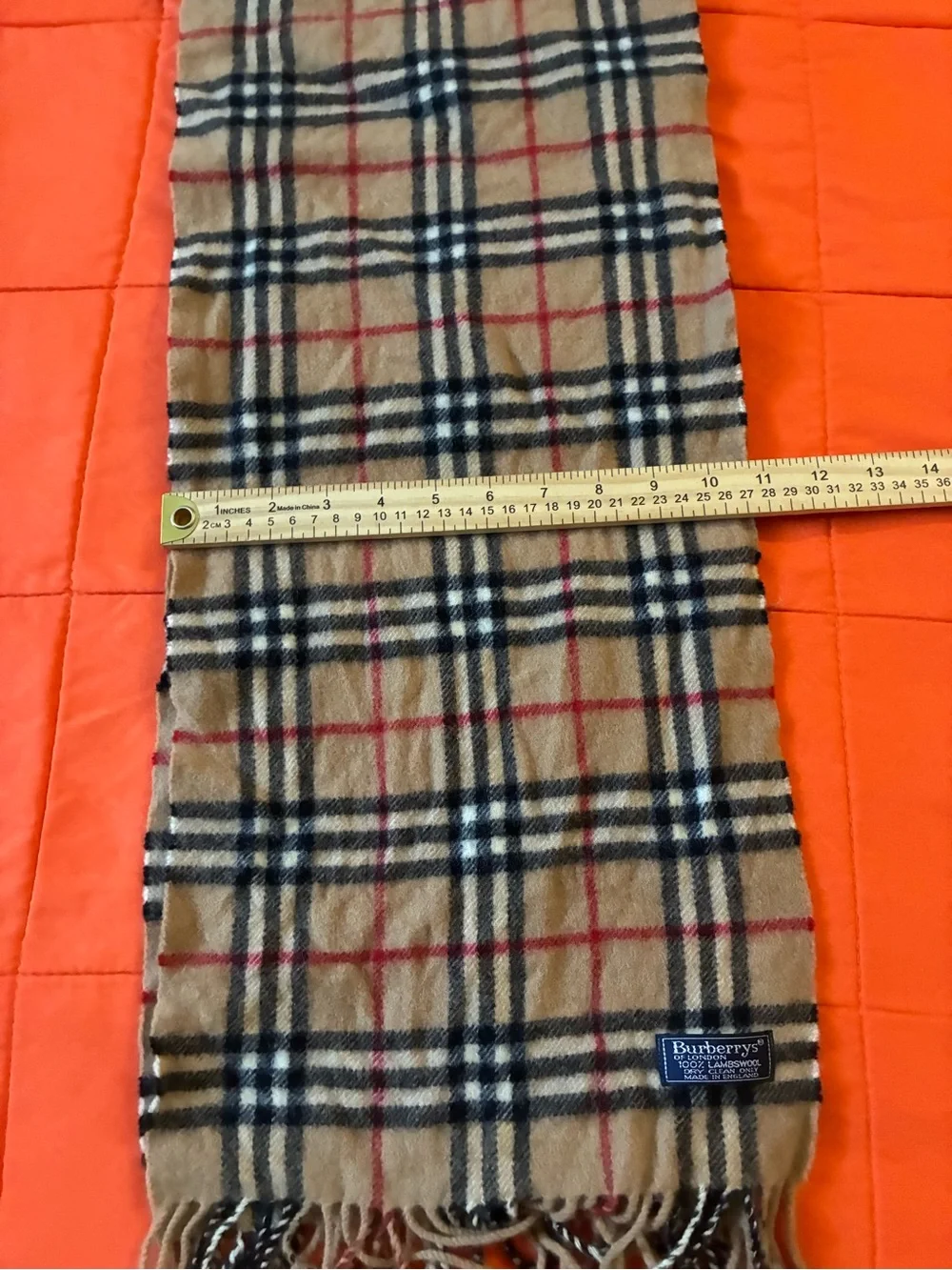 Burberry Scarf Womens The Classic Check Cashmere Vintage